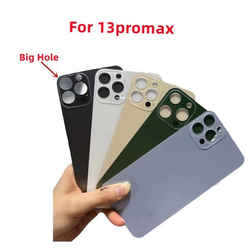 아이폰 호환하우징 IPhone 13 Pro 용 뒷면 커버 Max 배터리 백 Iphone 도어 유리 하우징 교체 부품, [09] 13Pmax Green, 1개 아이폰13프로배터리교체 Best Top5