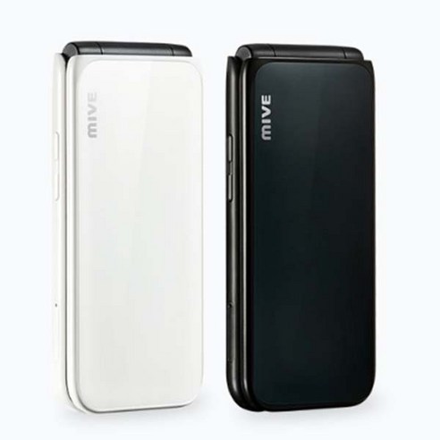 스타일폴더 효도폰 AT-M120 MIVE 아이나비 학생폰 부모님폰 SKT, 블랙, 32GB