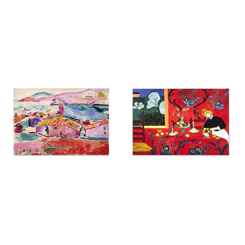 케이아트 인테리어 그림 노프레임 액자 15x20cm 2개Set, 8 마티스