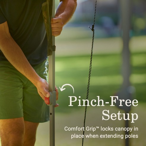 햇볕 아래 쾌적한 휴식을 선사하는 콜맨 원터치 그늘막 캐노피!