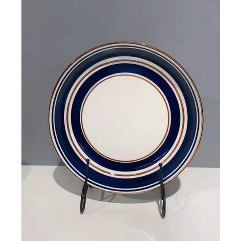 KORELAN8인치 일본식 쟁반 창의적 쟁반 쟁반 가정용 도자기 쟁반 인스타그램 빨간 쟁반 볶음 쟁반, 동심권, 8인치 식판 60개씩