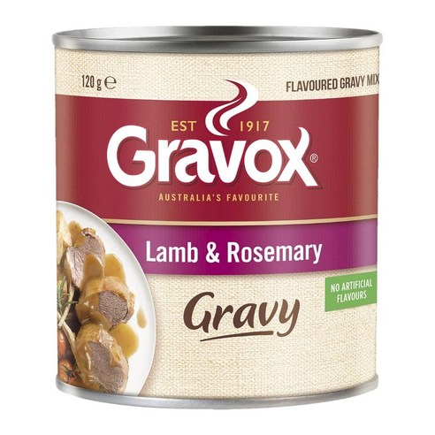 호주 그레복스 램 앤 로즈메리 그레이비 믹스 파우더 120g Gravox Lamb & Rosemary Gravy, 1개