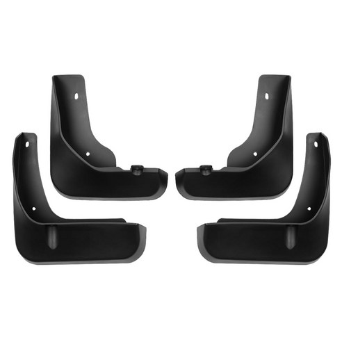 Ursmart 4조각 자동차 진흙 플랩 스플래시 가드 머드Toyota, 블랙, 28x24x9cm, PU