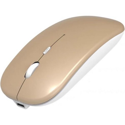 맥미니m2pro MacBook Pro용 Satech Mouse 충전식 TypeC Port 포함 M1 무선 블루투스 마우스 Mac용 Mac Mini iMac ProiMac iPad Pro M2 Pr, Gold, Gold