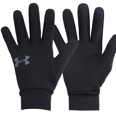 언더아머 UA ARMOUR LINER2.0 스포츠 장갑 글러브 + 패션마스크, Black