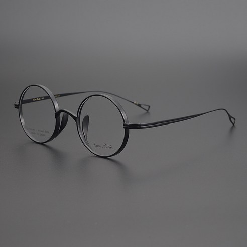 Nobrand 가벼운 작은안경 원형 안경테 존레논안경