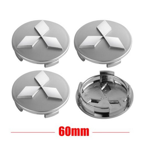 림 4 허브 60mm 개 랜서 파제로 캡 자동차 휠 스티커 EX ASX V73 랠리아트 엠블럼 센터 아웃랜더 l200 커버, 1) 04 - for Mitsubishi-4pcs