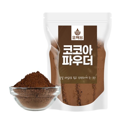 코코아가루 코코아분말 코코아파우더 1kg, 6개, 500g