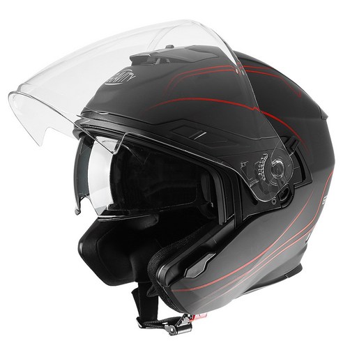 [바이크마트] 그라비티 G-11 PLUS 오픈페이스 헬멧 눈부심 방지 이너바이저 내장