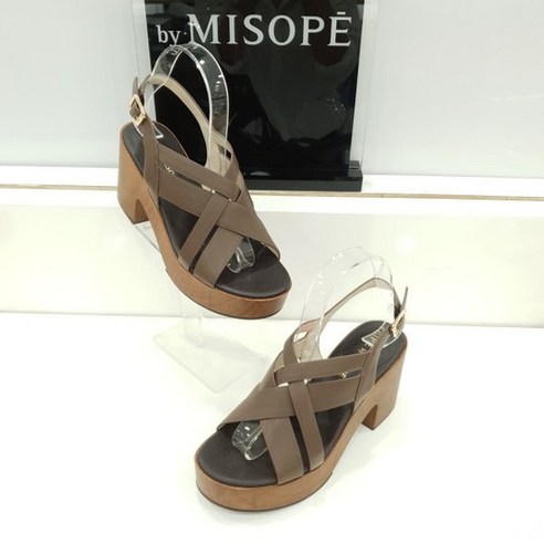 BY 미소페 112224005-17 여성 정장 캐주얼 통굽 샌들