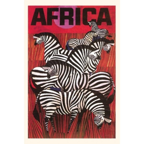 (영문도서) Vintage Journal Africa Zebras Poster Paperback, Found Image Press, English, 9781648114168