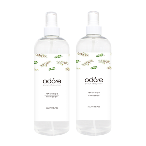 오도르 섬유향수 본품, 아카시아 모링가, 2개, 500ml