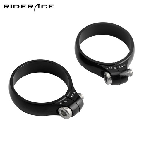 RIDERACE 초경량 도난방지 싯클램프 시트클램프, RL9245 31.8mm, 블랙, 1개