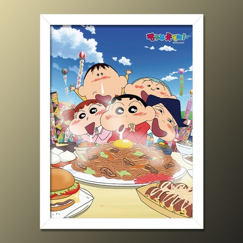 학산문화사 짱구는 못말려 직소퍼즐, 300피스, 혼합색상 액자세트, 1개