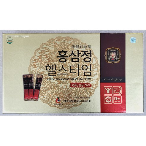 한국고려홍삼공사 홍삼정 헬스타임 15ml x 60포 부모님선물 추석선물 기력회복 장모님선물세트, 60개