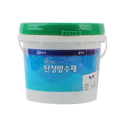 KCC 숲으로 탄성 방수재 플러스 4kg, 회색, 1개