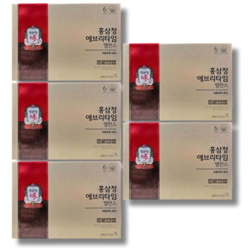 올따옴) 정관장 홍삼정 에브리타임 밸런스 선물세트 20T X 2세트, 200ml, 2개
