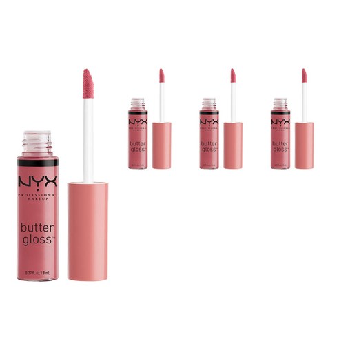 엔와이엑스 버터 립글로스 8ml, Angel Food Cake, 4개