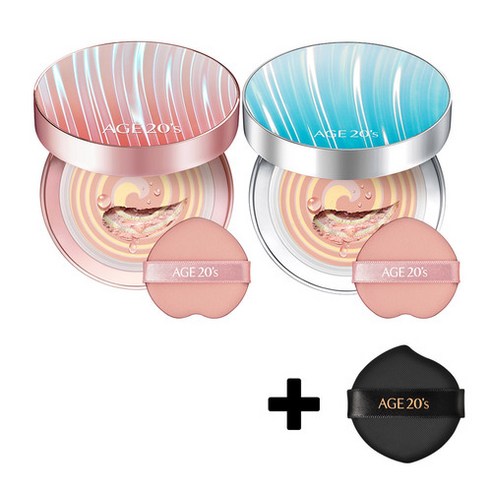 에이지투웨니스 비타브라이트닝 엔젤링 톤업 팩트 12.5g(SPF50+), 1개, 비타 블루 본품+정품퍼프