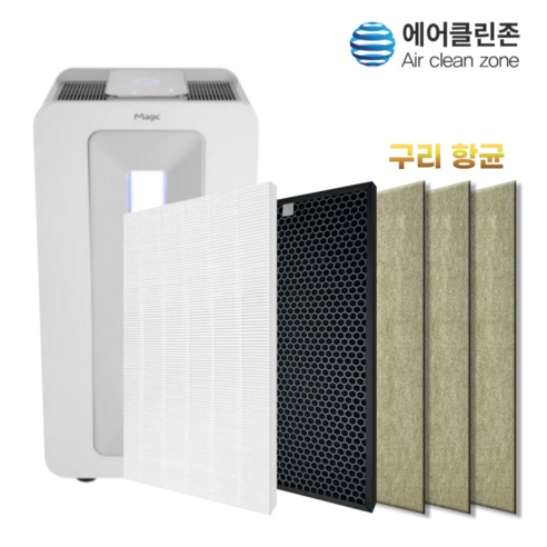 [에어클린존] SK매직 공기청정기 ACL-V32 ACL-V32 ACL-V35 ACL-300VA 국산 H13 호환 필터 [1년세트]
