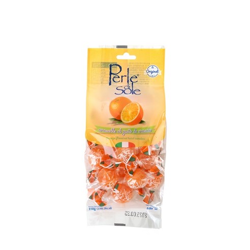 페를레디솔레 오렌지 사탕, 110g, 1개