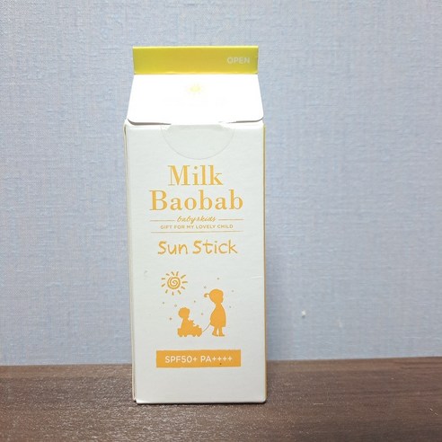 밀크바오밥 베이비 앤 키즈 선스틱 SPF50+ PA++++, 18g, 1개