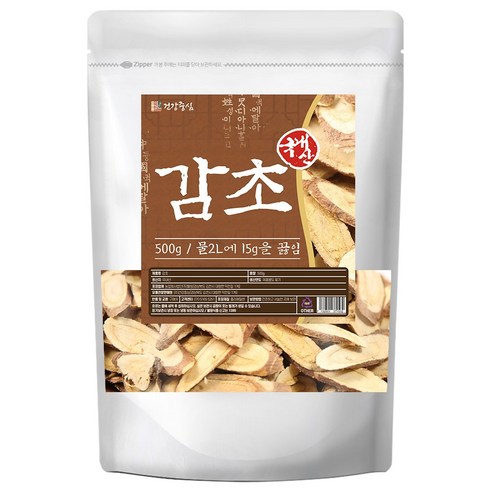 건강중심 국산 말린 감초 500g 건조 한방재료, 1개 청폐디톡스감초말린금귤10