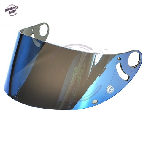 블루 오토바이 풀 페이스 헬멧 렌즈 샤크 RS2 카본 V VZ32, 03 L