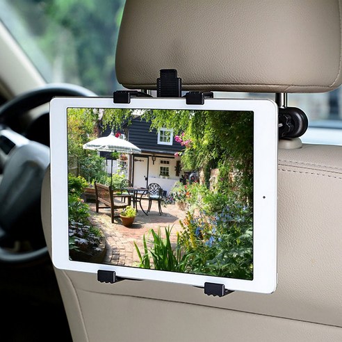 7-11인치 iPad Air iPad Pro Galaxy 탭 Kindle 화재용 자동차 헤드레스트 태블릿 회전식 태블릿 홀더 범용, 7부터 11인치까지 잘 어울리며