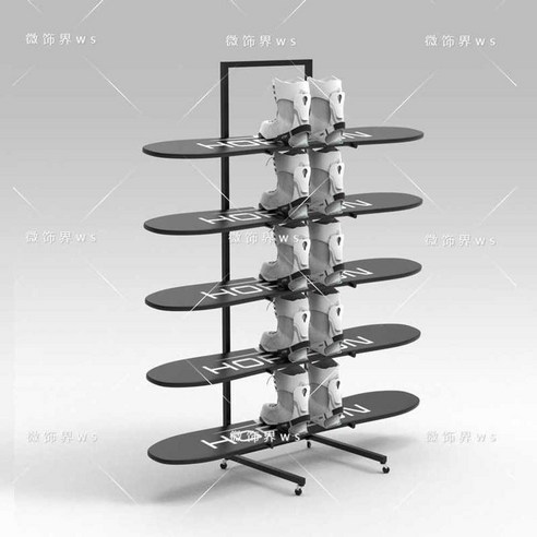 스노우보드 스텐딩 보관대 랙 쇼핑몰 스텐드 렌탈샵, 흰색 3층3단 50x50x105CM 부산초등체험 Best Top5