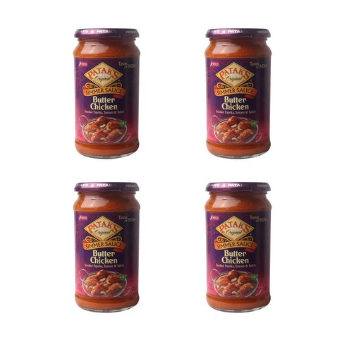 파탁스 시머 소스 버터 치킨, 425g, 4개