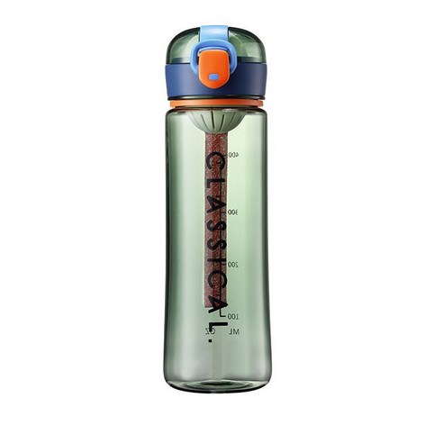 DFMEI 여름 시즌 물컵 대용량 비주얼 플라스틱 컵 텀블러 선물, DFMEI 그린500ML, 401-500ml