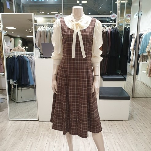 온앤온원피스  온앤온 뷔스티에 라인 원피스 NJW2WO939