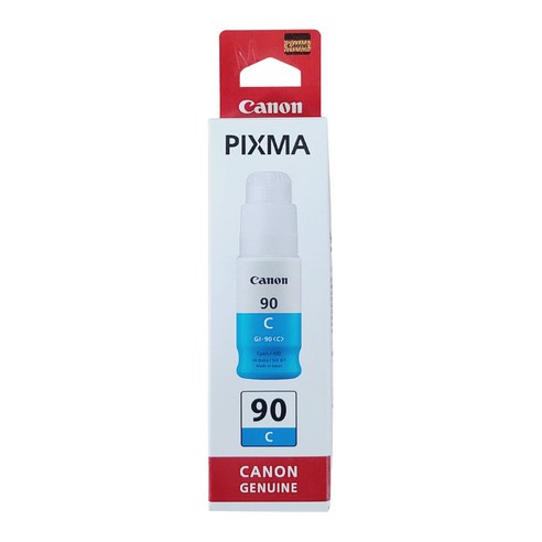 캐논 GI-90 잉크 G7090 G6090 GM2090 G7091 G5090 G6091, 파랑, 1개