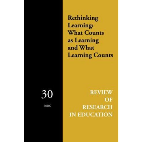 (영문도서) Rethinking Learning: What Counts as Learning and What Learning Counts Paperback, Sage Publications, Inc, English, 9780935302332
