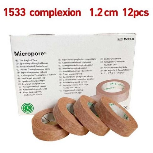 Micropore 속눈썹 테이프 눈꺼풀 연장 도구 젠텔 온 스킨 적용 알레르기 방지 1533/8030, 한개옵션1, 04 T8030C 2.4cm 6pcs Best Top5 Micropore 속눈썹 테이프 눈꺼풀 연장 도구 젠텔 온 스킨 적용 알레르기 방지 1533/8030, 한개옵션1, 04 T8030C 2.4cm 6pcs Best Top5