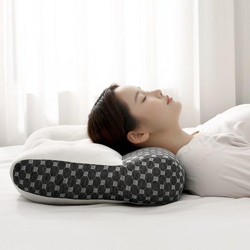 편안한42 편한 경추 베개 푹신한 배게 숙면 베게, 2개, 그레이
