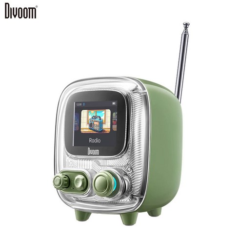 미니스피커 Divoom T tiivoom 2 픽셀 아트 블루투스 스피커 휴대용 알람 시계 DIY 디스플레이 보드 귀여운 선물 홈 조명 장식 FM 라디오, 3) T tiivoom 2 Pink, T tiivoom 2 Pink