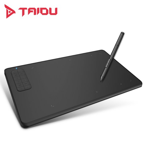 TAIDU 타이두 G12 드로잉 그래픽 펜 타블렛, 블랙