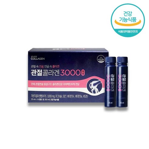 에버콜라겐 관절콜라겐 3000 앰플 25ml, 2박스, 14병