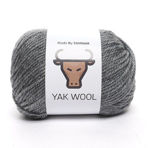 씨씨바이오 삼남뜨개실 야크울 100g 5+1 울실 뜨개실 대바늘실 의류실 겨울실 털실, 21 딥 그레이 Best Top5