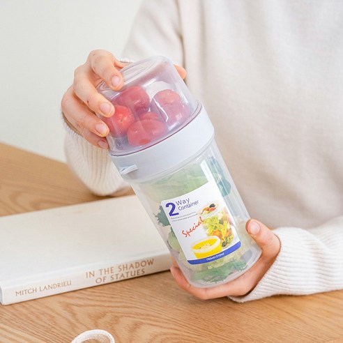 1인용 샐러드도시락통 직장인 과일 다이어트 도시락통, 1개, 소형