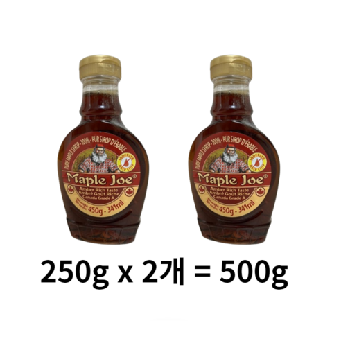 메이플조 메이플시럽, 500g, 5개