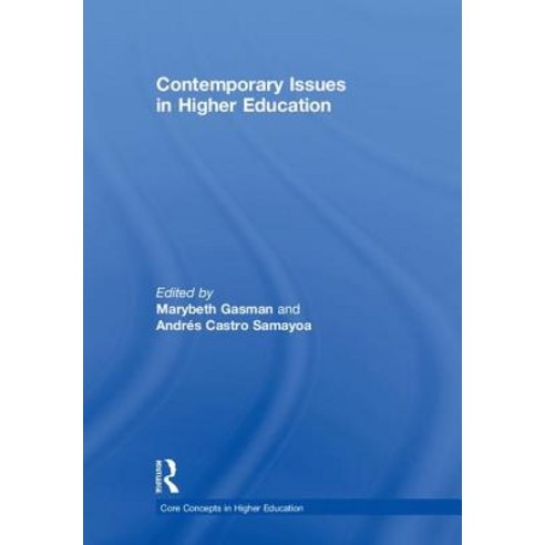 Contemporary Issues in Higher Education Hardcover, Routledge, English, 9781138344600