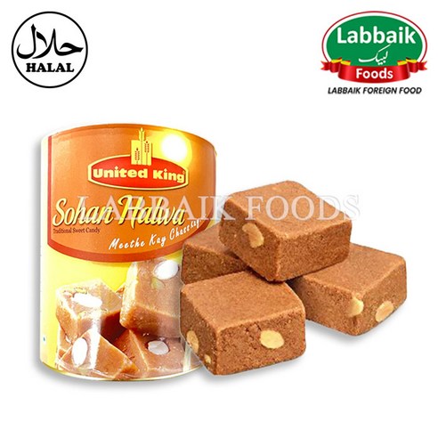 UNITED KING Sohan Halwa (Sweet) 400g 소안 할와 (달달한 간식), 1개