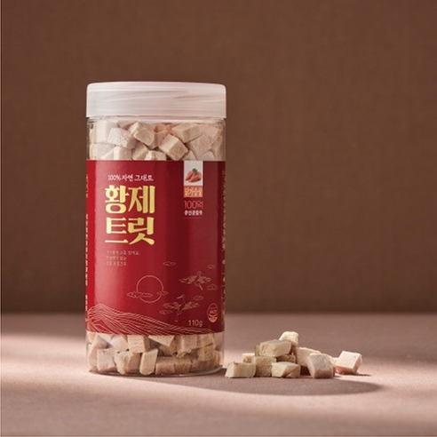 황제트릿 반려동물 동결건조 간식, 1개, 110g, 유산균 닭가슴살
