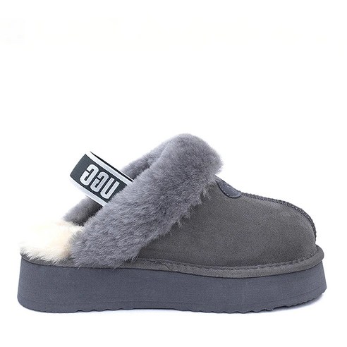 어그센들 슬리퍼UGG Premium Platform Fluffy Scuff