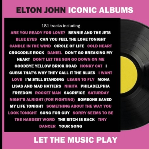 (영문도서) Elton John Iconic Albums: Scan & Play Elton John''s songs and videos Paperback, Tronsteen, English, 9781915924049