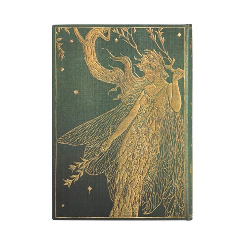 페이퍼블랭크스 영국다이어리 하드 Paperblanks 2023-2024 Olive Fairy, paper