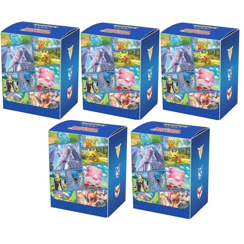 포켓몬 카드 게임 덱 케이스 Pokemon GO 5개 세트
